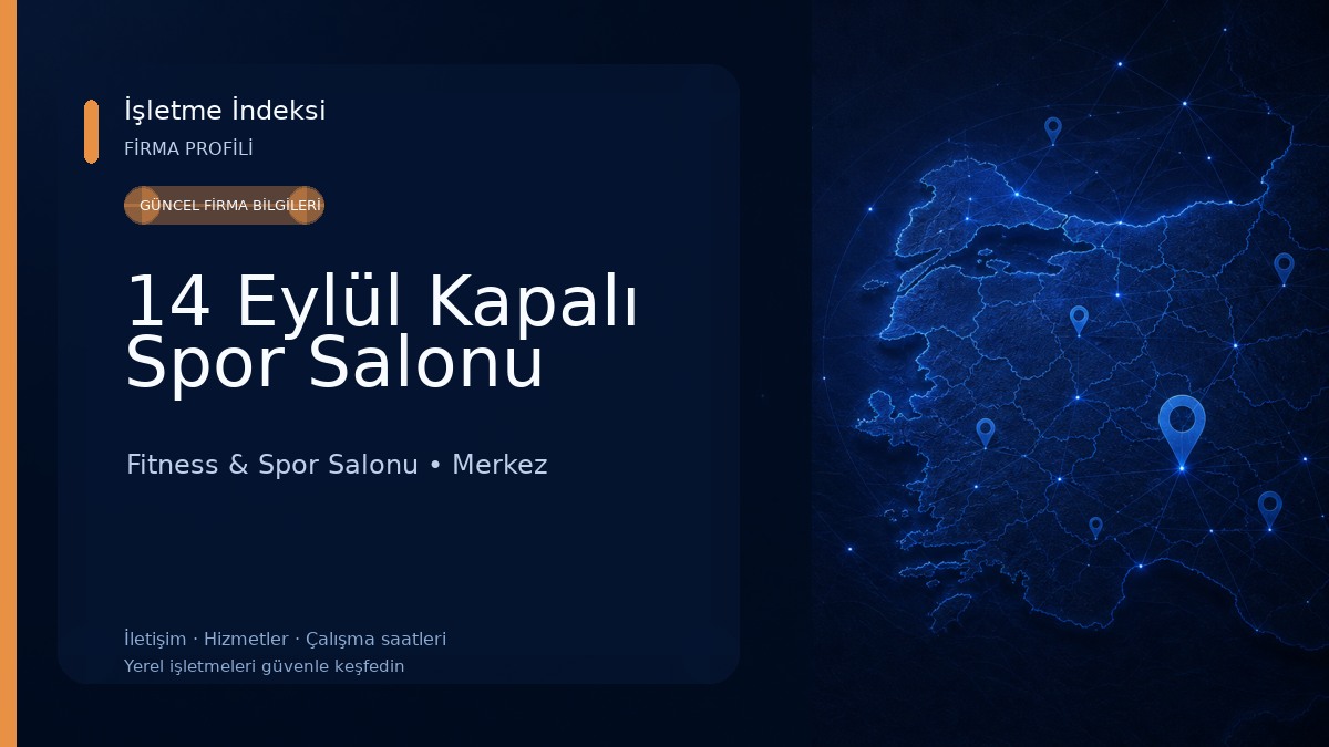 14 Eylül Kapalı Spor Salonu Fitness & Spor Salonu