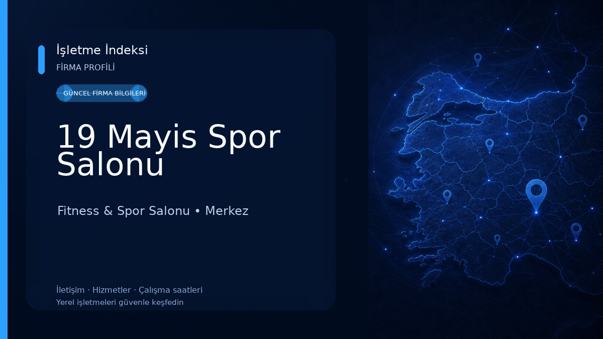 19 Mayis Spor Salonu Fitness & Spor Salonu