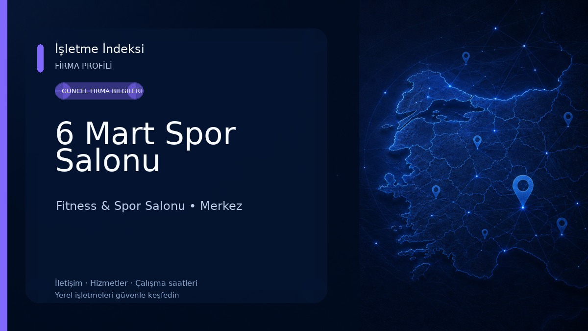 6 Mart Spor Salonu Fitness & Spor Salonu