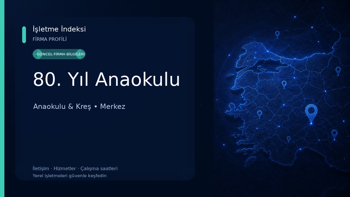 80. Yıl Anaokulu