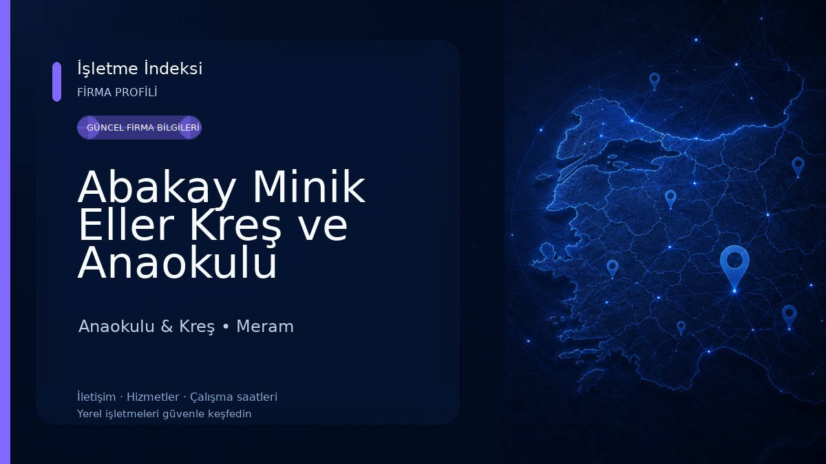 Abakay Minik Eller Kreş ve Anaokulu Anaokulu & Kreş