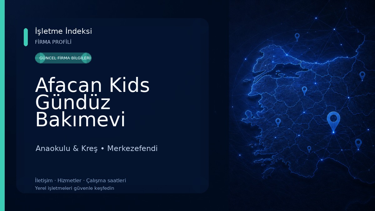 Afacan Kids Gündüz Bakımevi