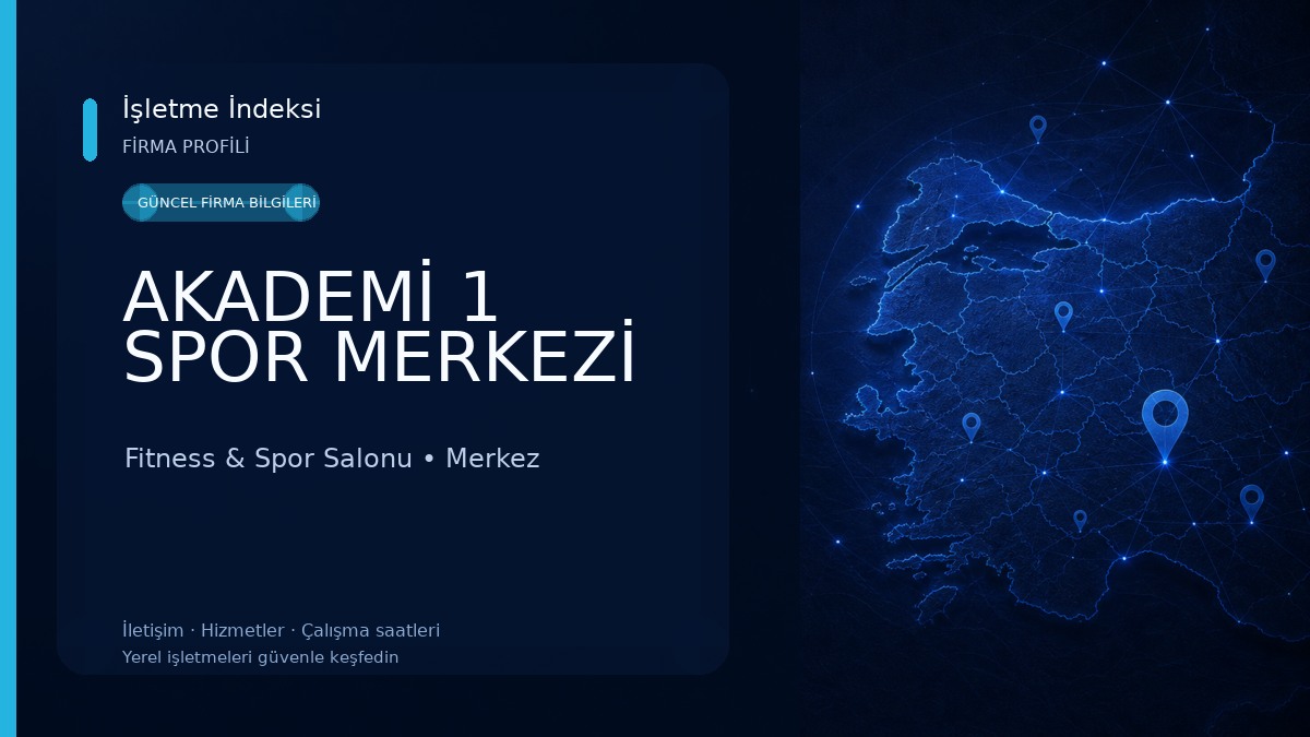 AKADEMİ 1 SPOR MERKEZİ Fitness & Spor Salonu