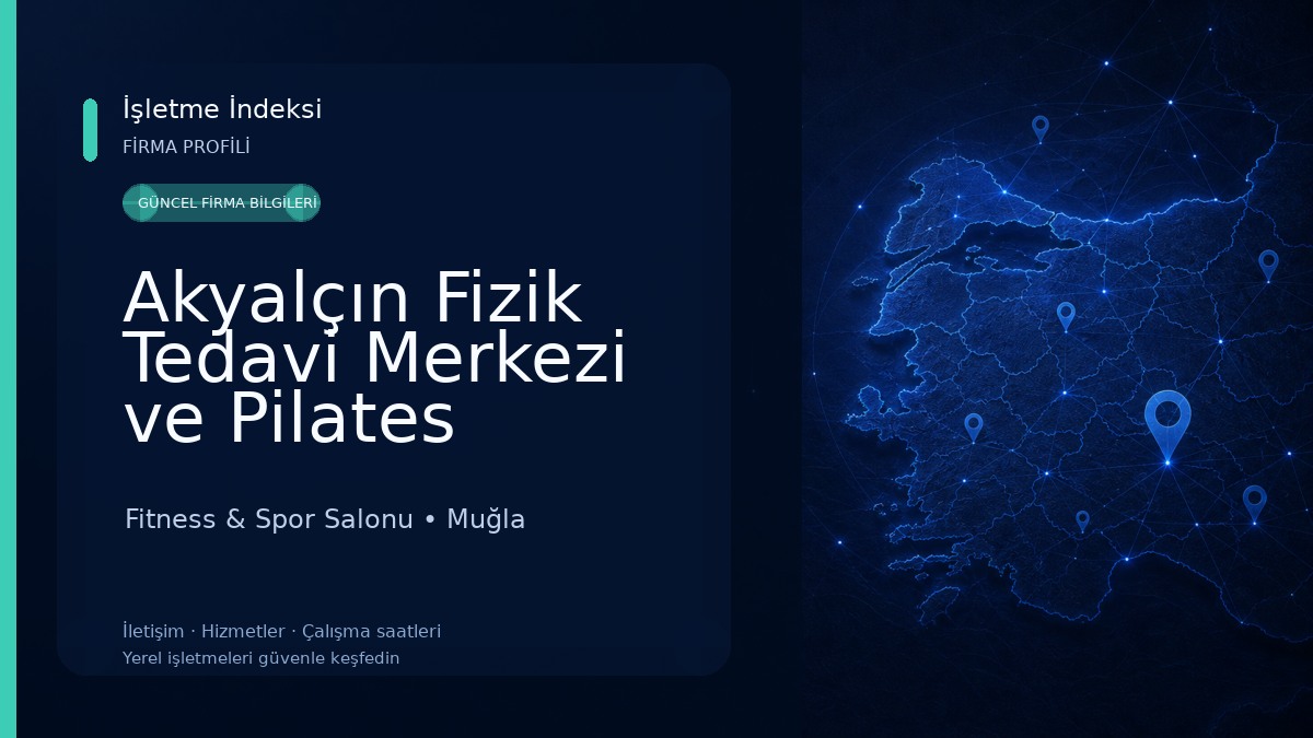 Akyalçın Fizik Tedavi Merkezi ve Pilates Salonu Fitness & Spor Salonu