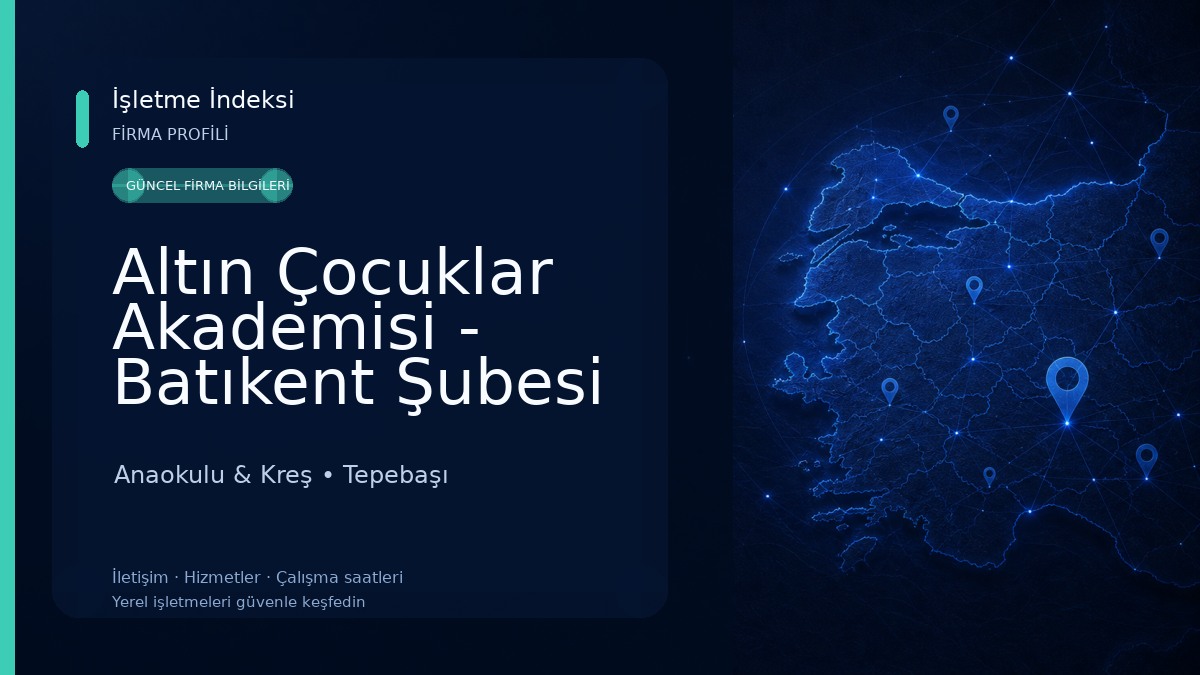 Altın Çocuklar Akademisi - Batıkent Şubesi Anaokulu & Kreş