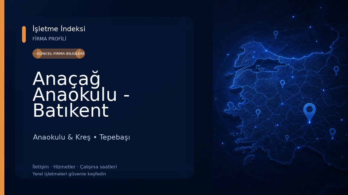 Anaçağ Anaokulu - Batıkent