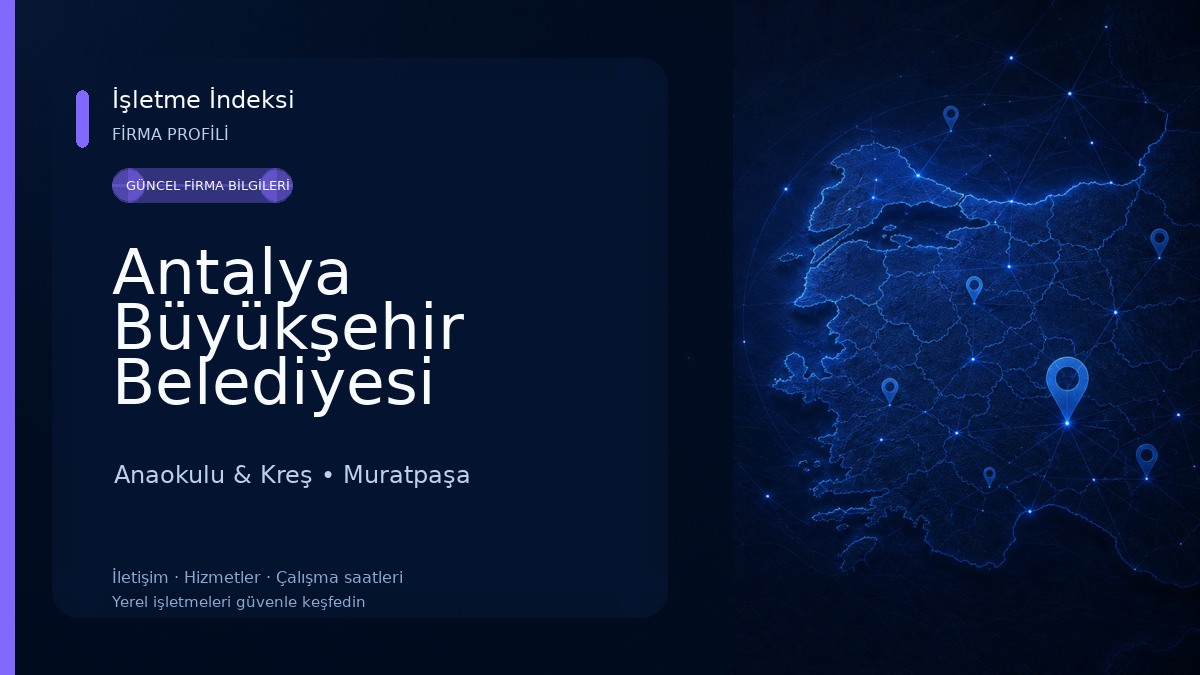 Antalya Büyükşehir Belediyesi Yenigün Kreş