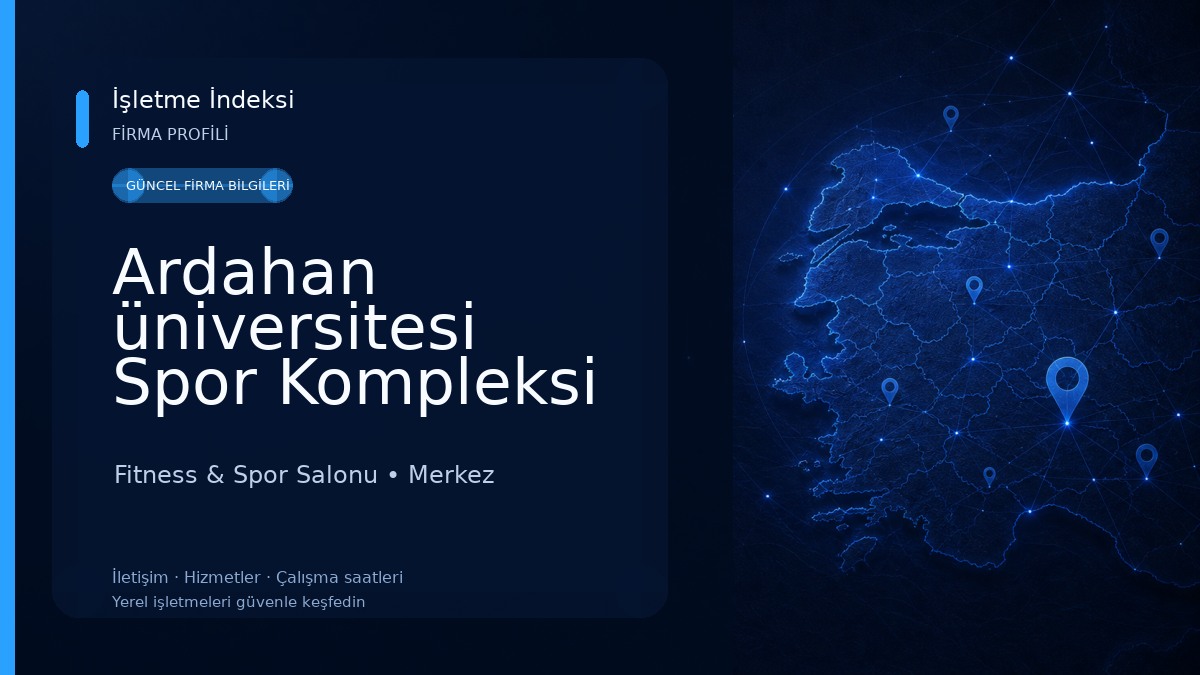 Ardahan üniversitesi Spor Kompleksi Fitness & Spor Salonu