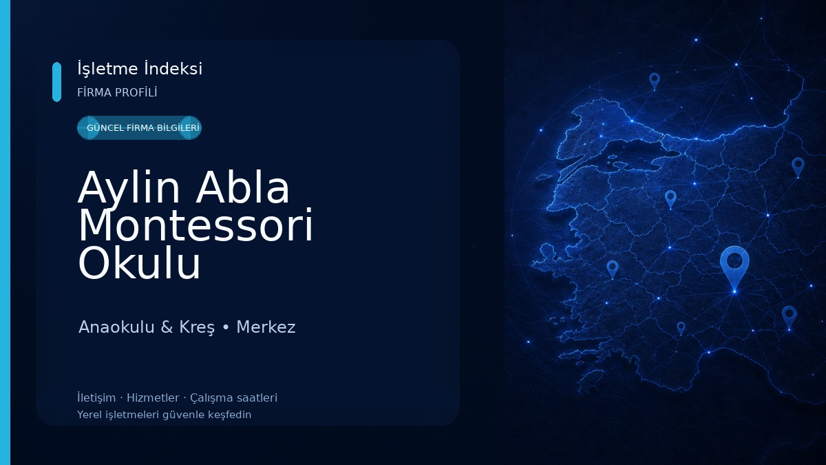 Aylin Abla Montessori Okulu Anaokulu & Kreş