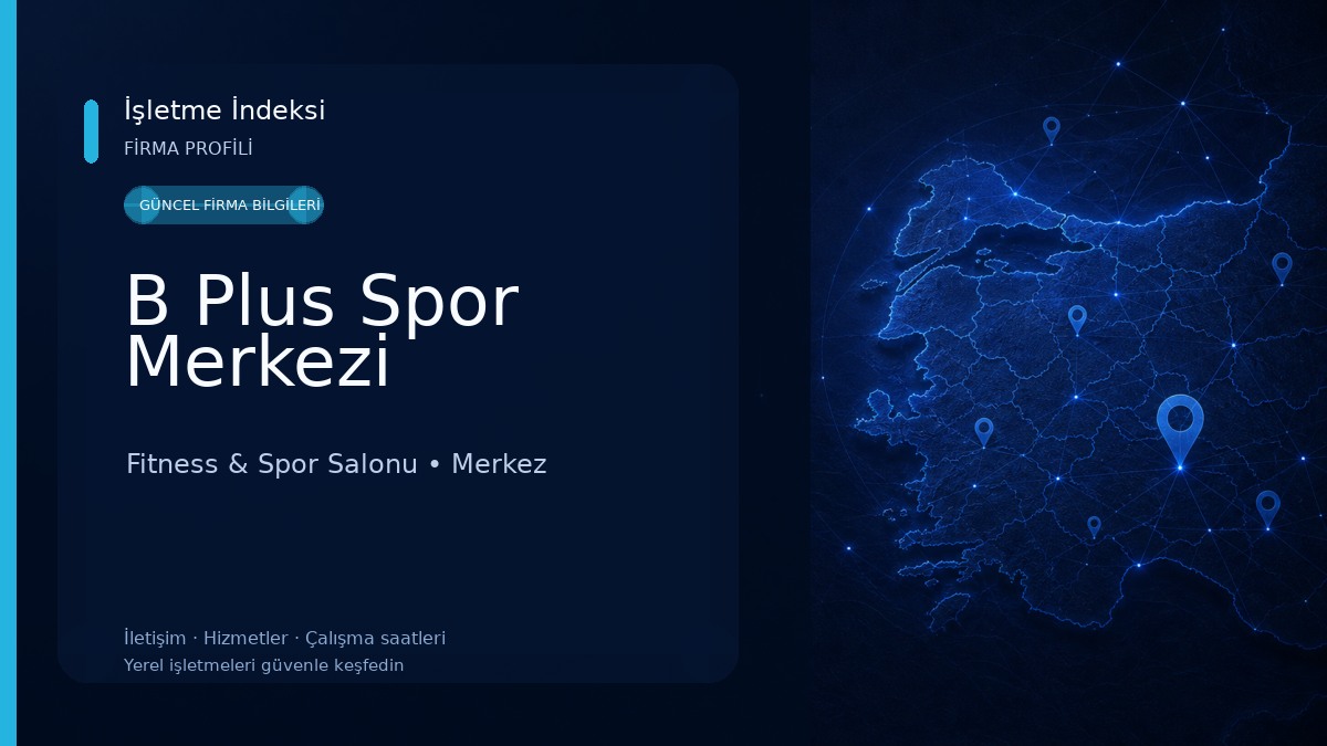 B Plus Spor Merkezi Fitness & Spor Salonu