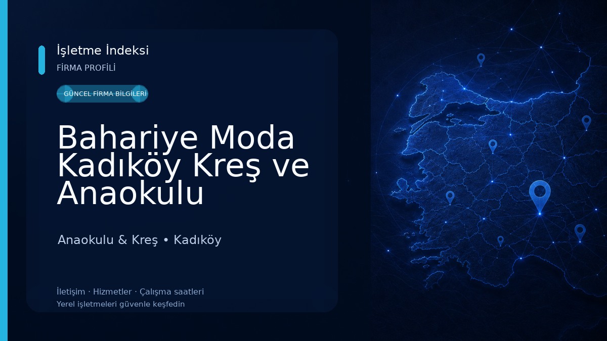 Bahariye Moda Kadıköy Kreş ve Anaokulu Anaokulu & Kreş