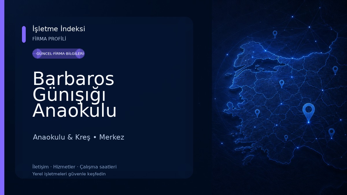 Barbaros Günışığı Anaokulu Anaokulu & Kreş