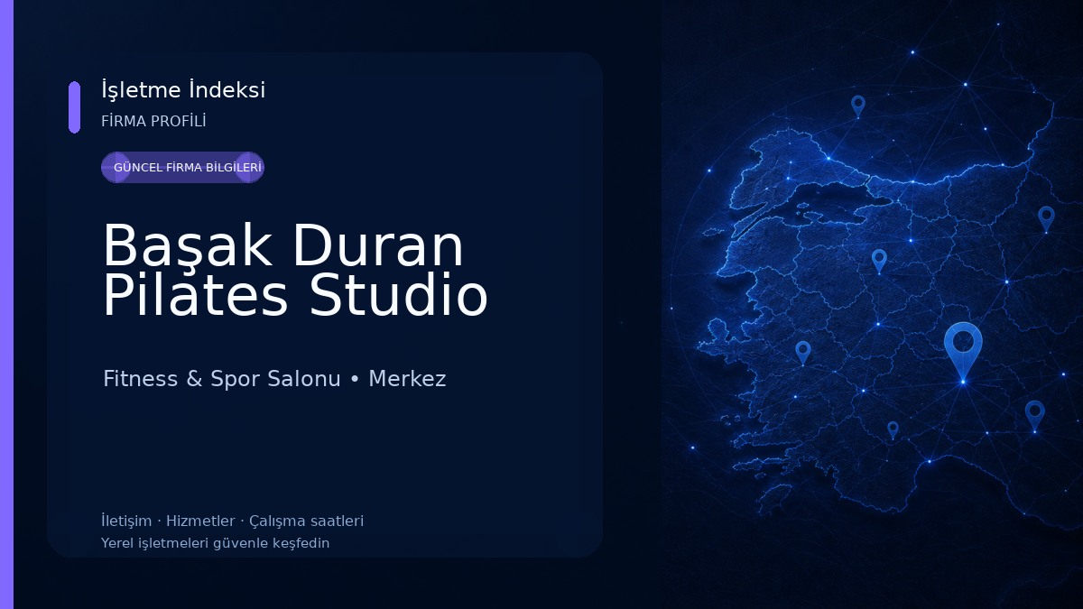 Başak Duran Pilates Studio Fitness & Spor Salonu
