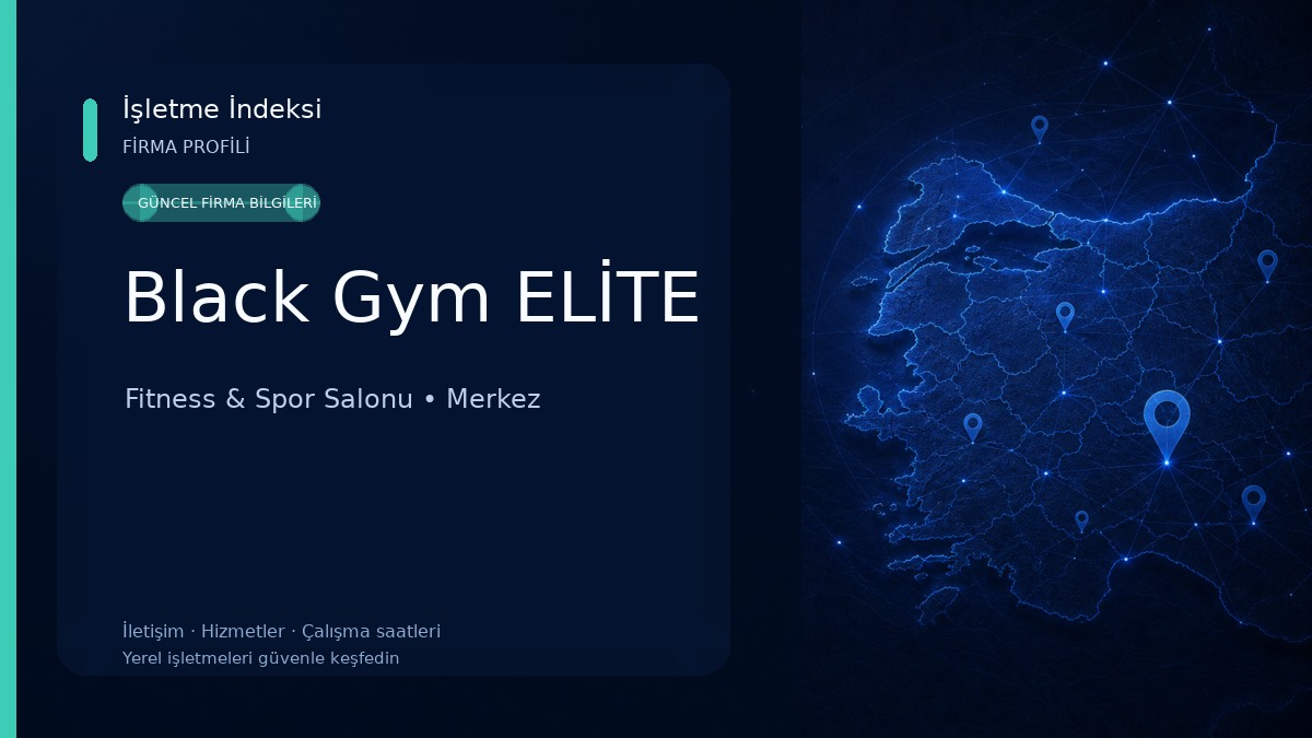 Black Gym ELİTE Fitness & Spor Salonu