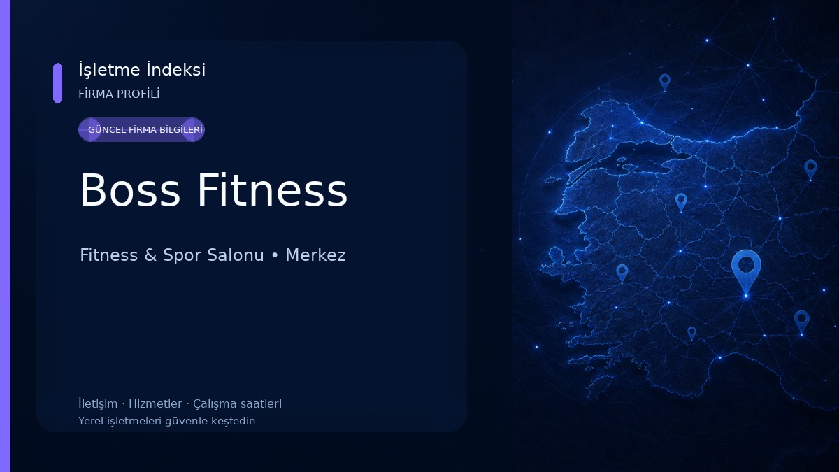 Boss Fitness Fitness & Spor Salonu
