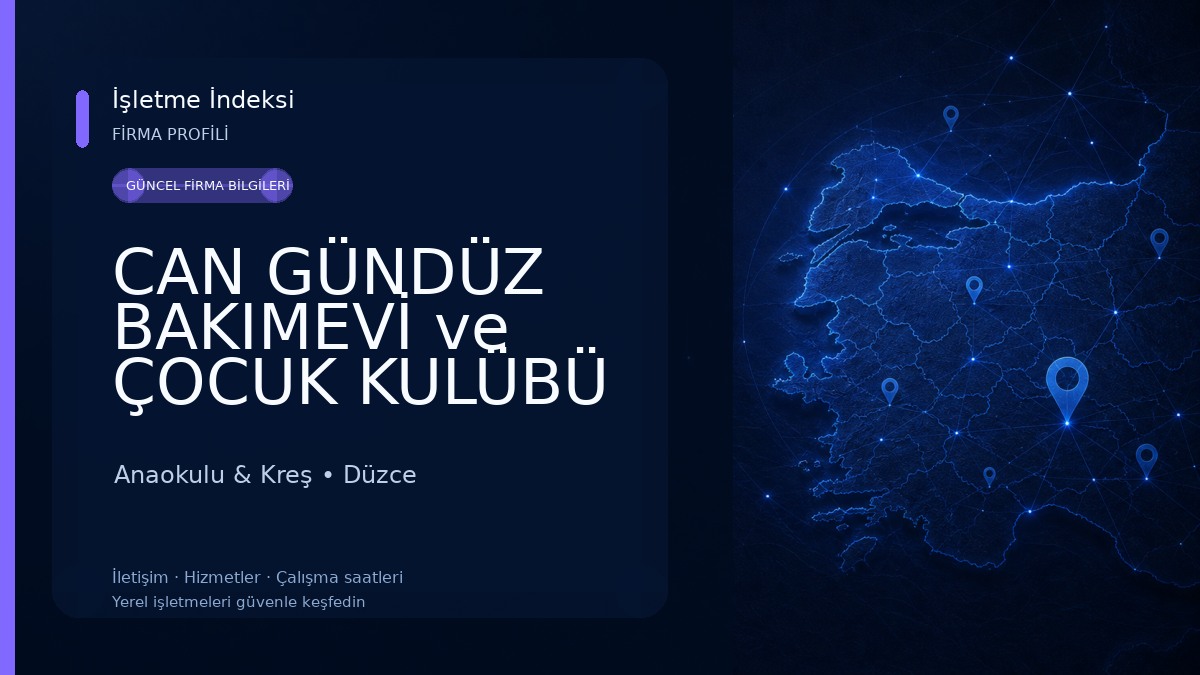 CAN GÜNDÜZ BAKIMEVİ ve ÇOCUK KULÜBÜ Anaokulu & Kreş