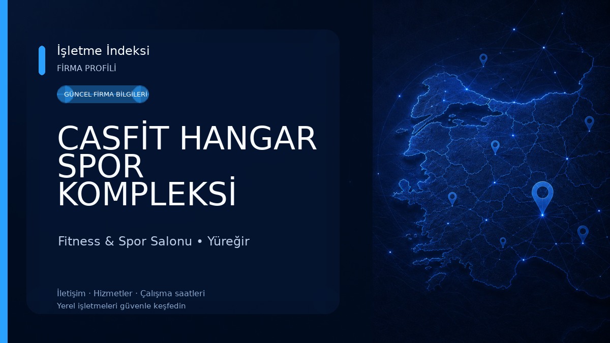 CASFİT HANGAR SPOR KOMPLEKSİ Fitness & Spor Salonu