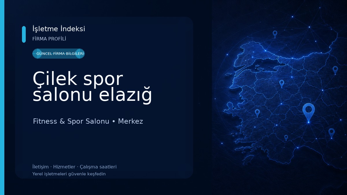 Çilek spor salonu elazığ Fitness & Spor Salonu