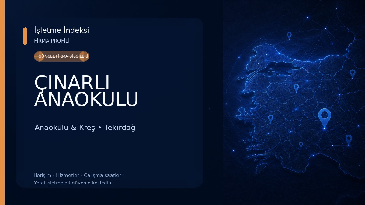 ÇINARLI ANAOKULU Anaokulu & Kreş