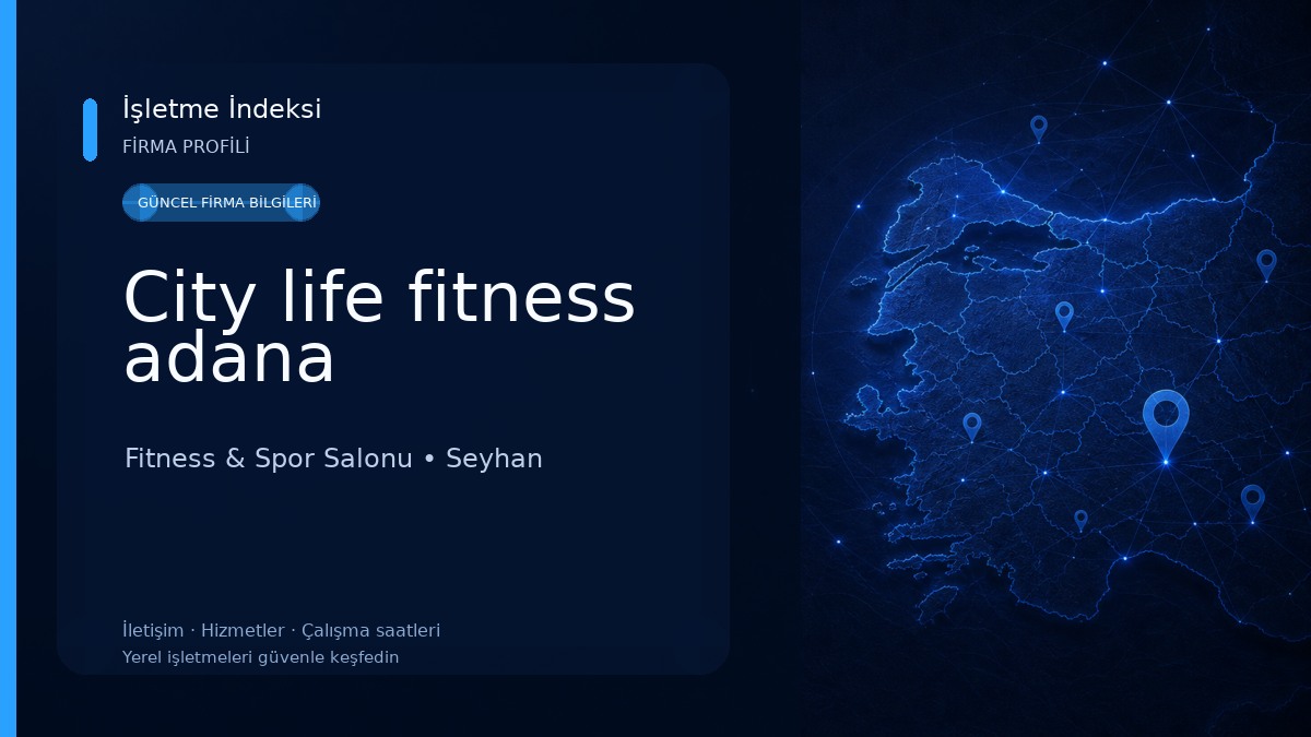 City life fitness adana Fitness & Spor Salonu