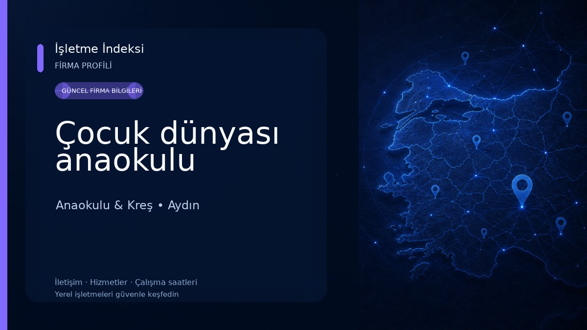 Çocuk dünyası anaokulu Anaokulu & Kreş