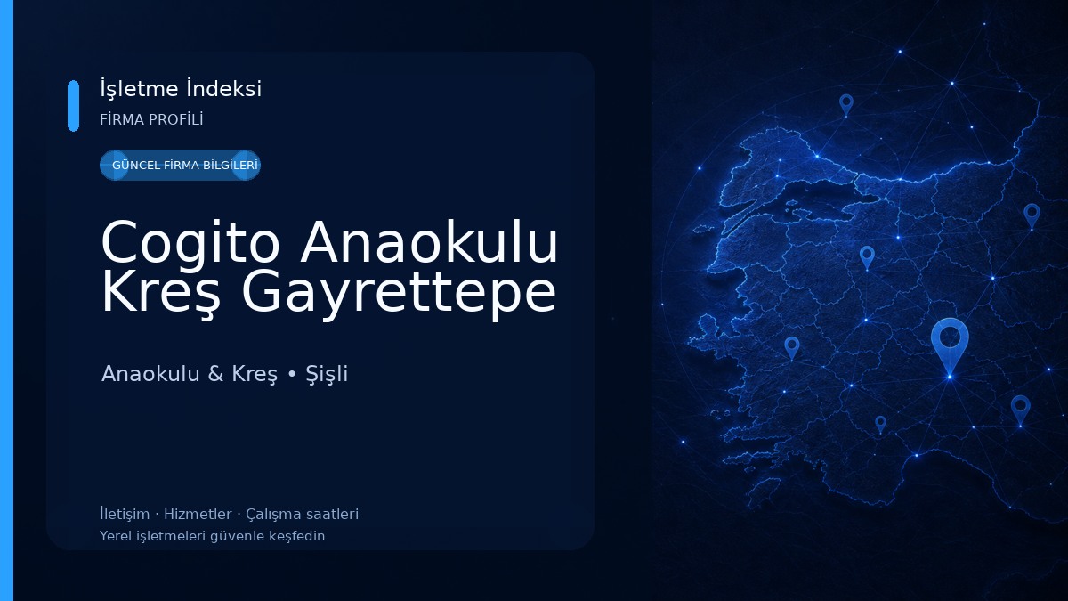 Cogito Anaokulu Kreş Gayrettepe Anaokulu & Kreş