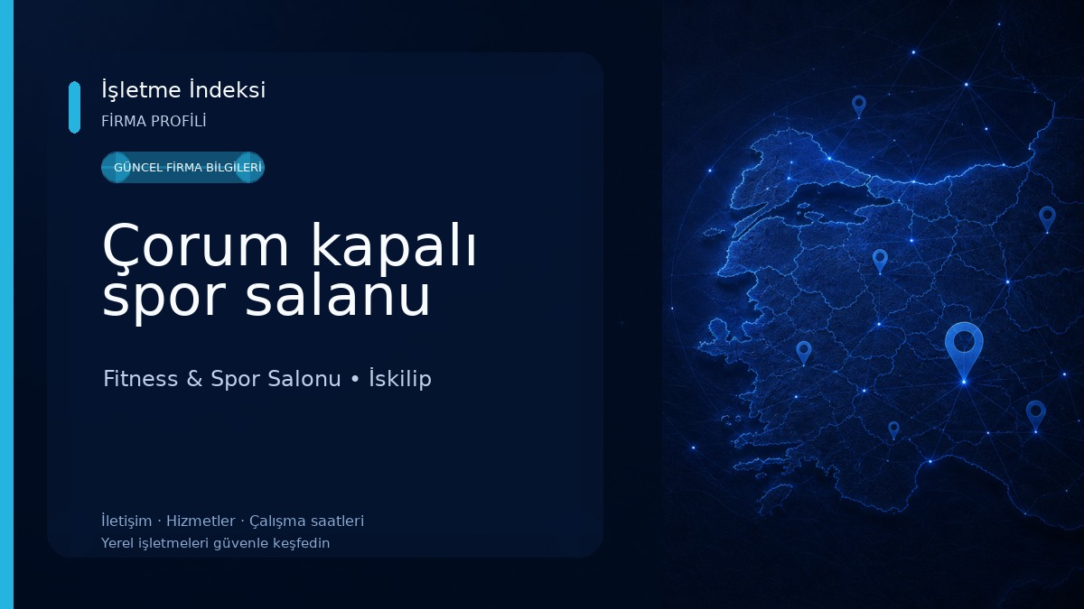 Çorum kapalı spor salanu Fitness & Spor Salonu