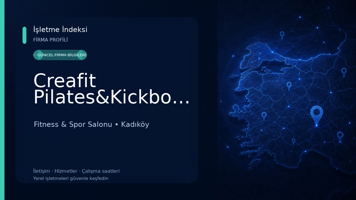 Creafit Pilates&Kickboks&Fitness Fitness & Spor Salonu