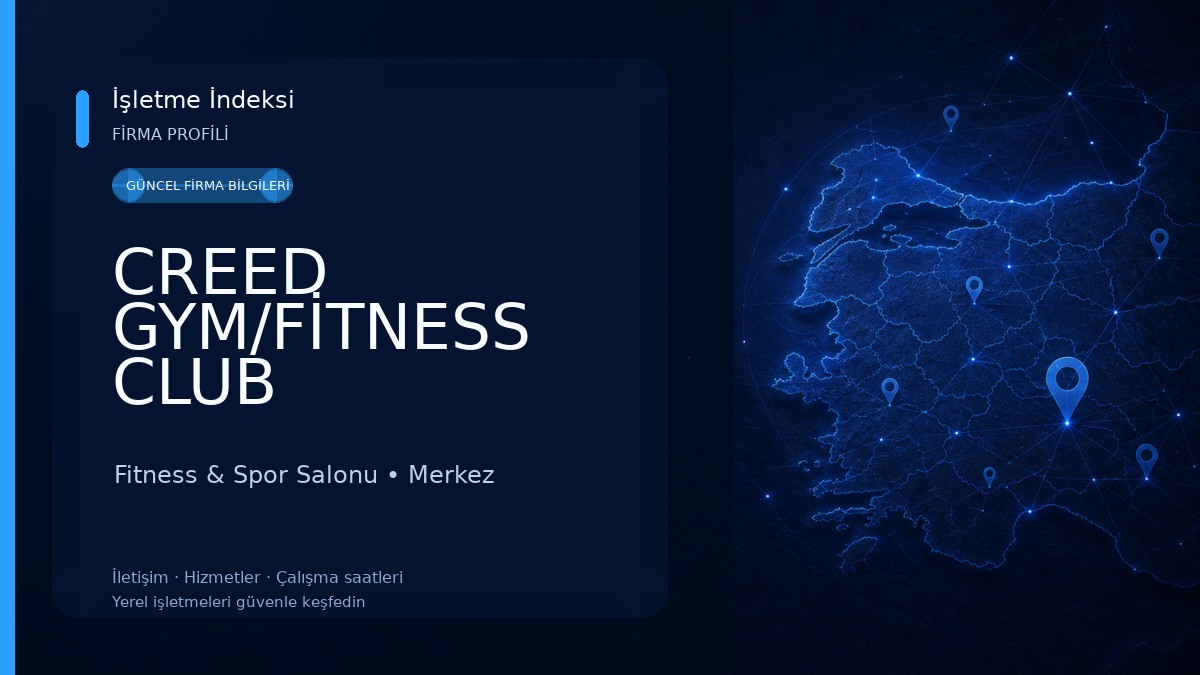 CREED GYM/FİTNESS CLUB Fitness & Spor Salonu