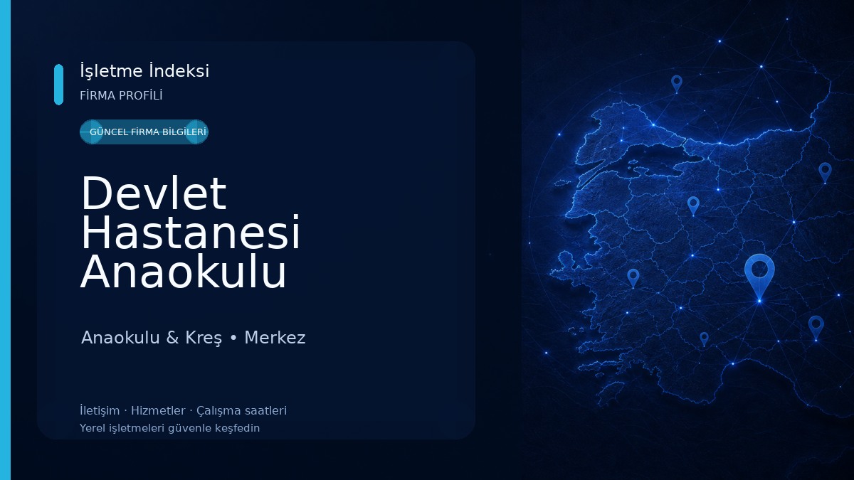 Devlet Hastanesi Anaokulu 