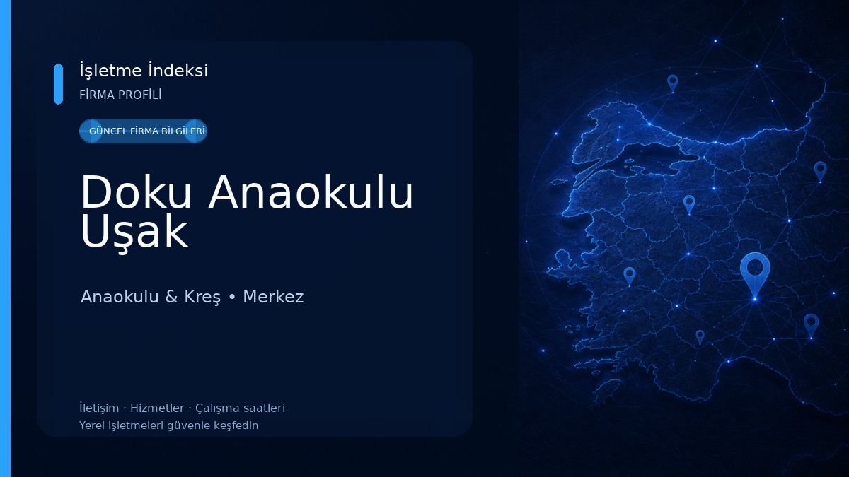 Doku Anaokulu Uşak Anaokulu & Kreş