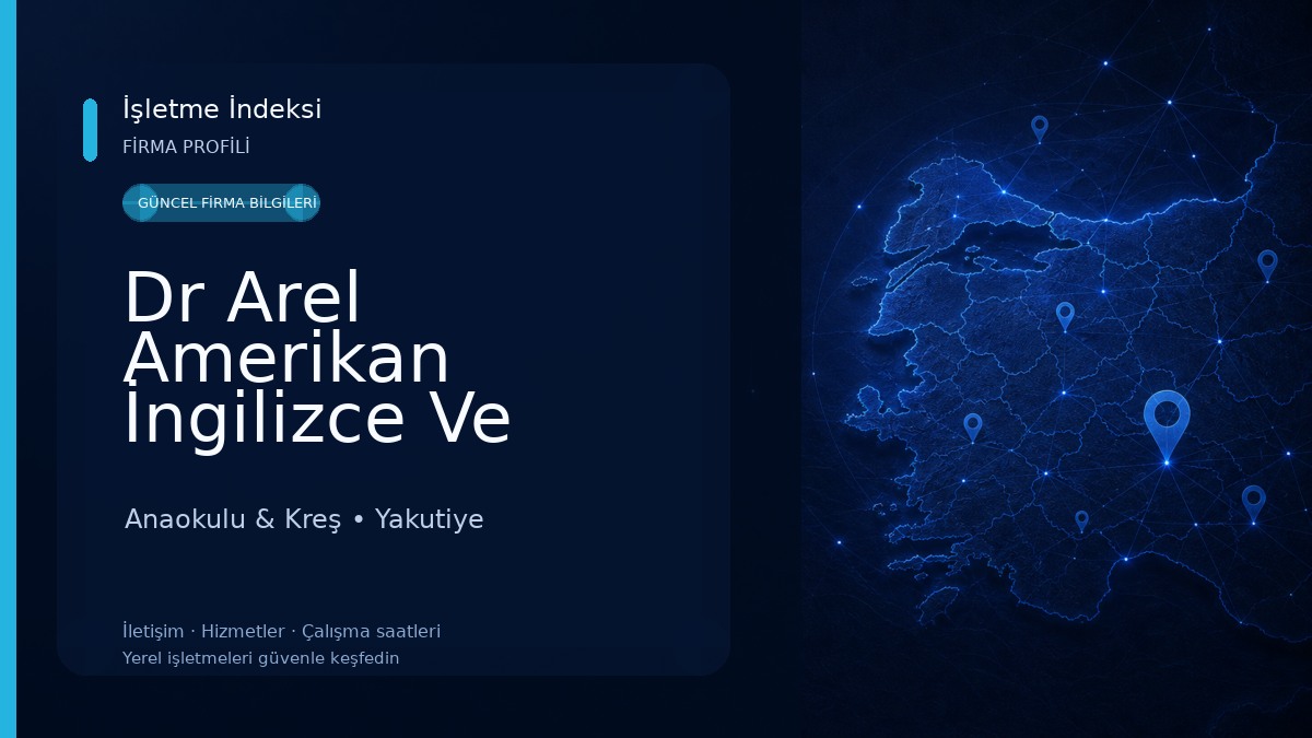 Dr Arel Amerikan İngilizce Ve Montessori Kreş Anaokulu & Kreş
