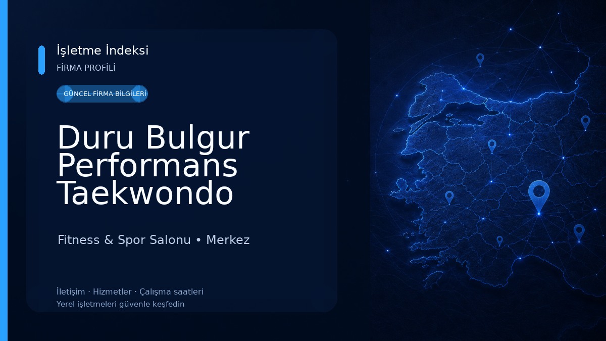 Duru Bulgur Performans Taekwondo