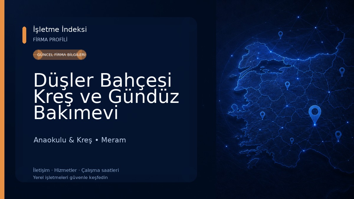 Düşler Bahçesi Kreş ve Gündüz Bakımevi Anaokulu & Kreş