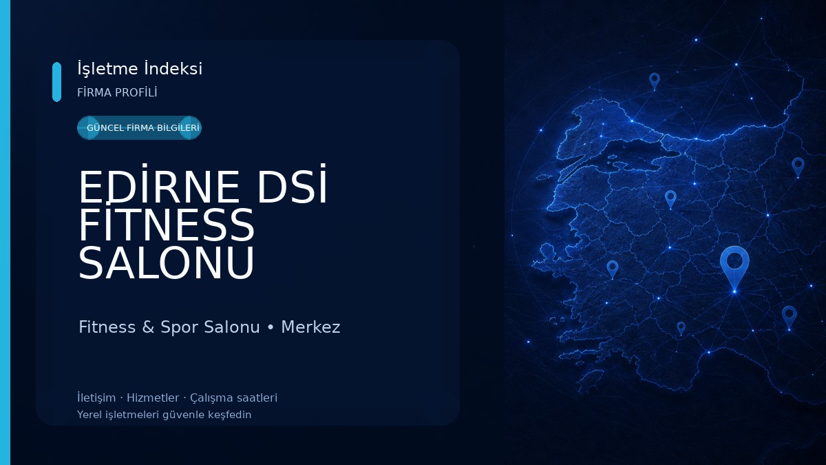 EDİRNE DSİ FİTNESS SALONU