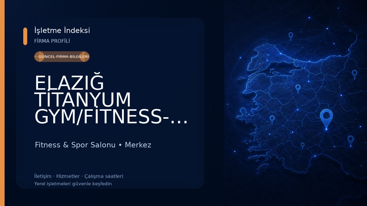 ELAZIĞ TİTANYUM GYM/FİTNESS-CROSSFİT