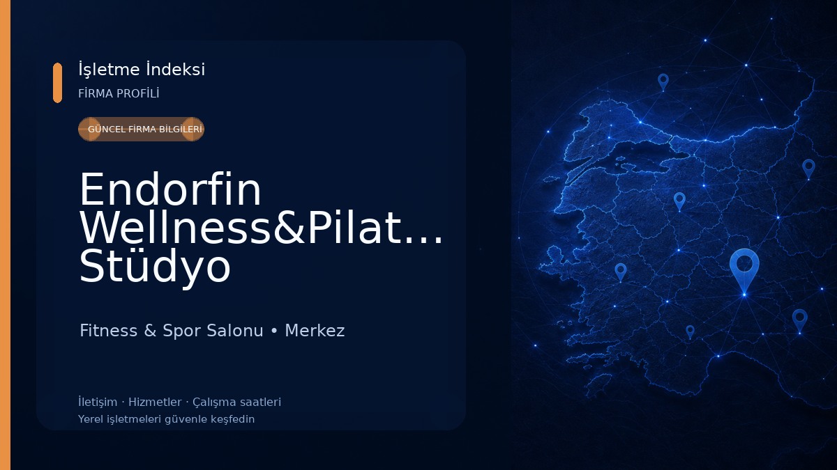 Endorfin Wellness&Pilates Stüdyo Fitness & Spor Salonu