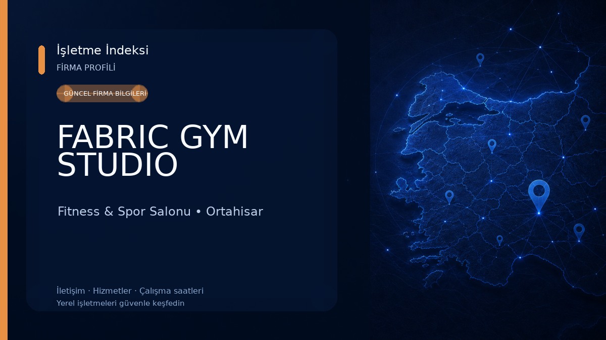 FABRIC GYM STUDIO Fitness & Spor Salonu