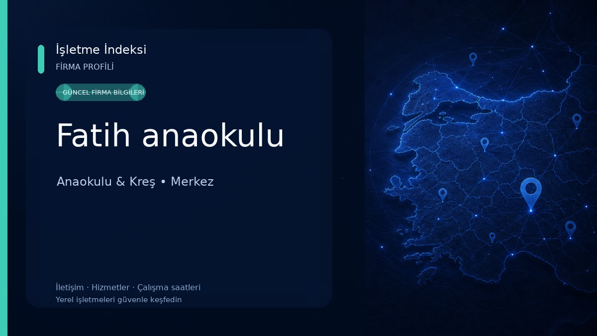 Fatih anaokulu 