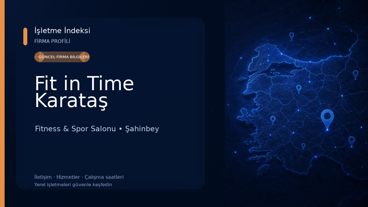 Fit in Time Karataş