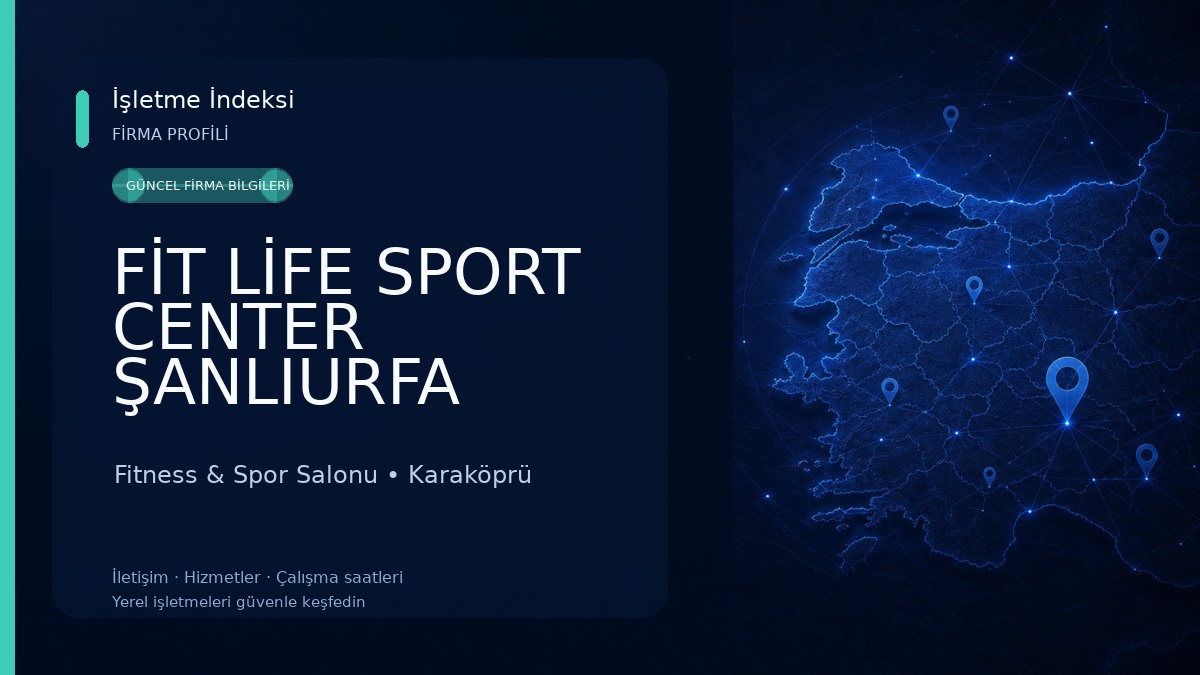 FİT LİFE SPORT CENTER ŞANLIURFA Fitness & Spor Salonu