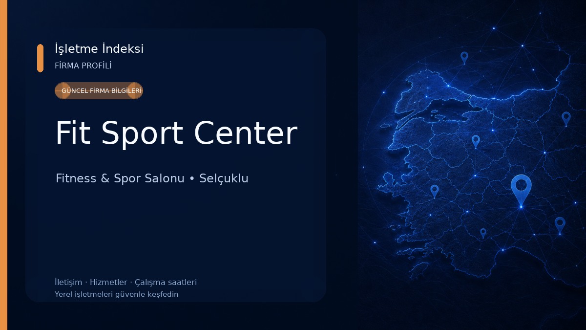 Fit Sport Center Fitness & Spor Salonu