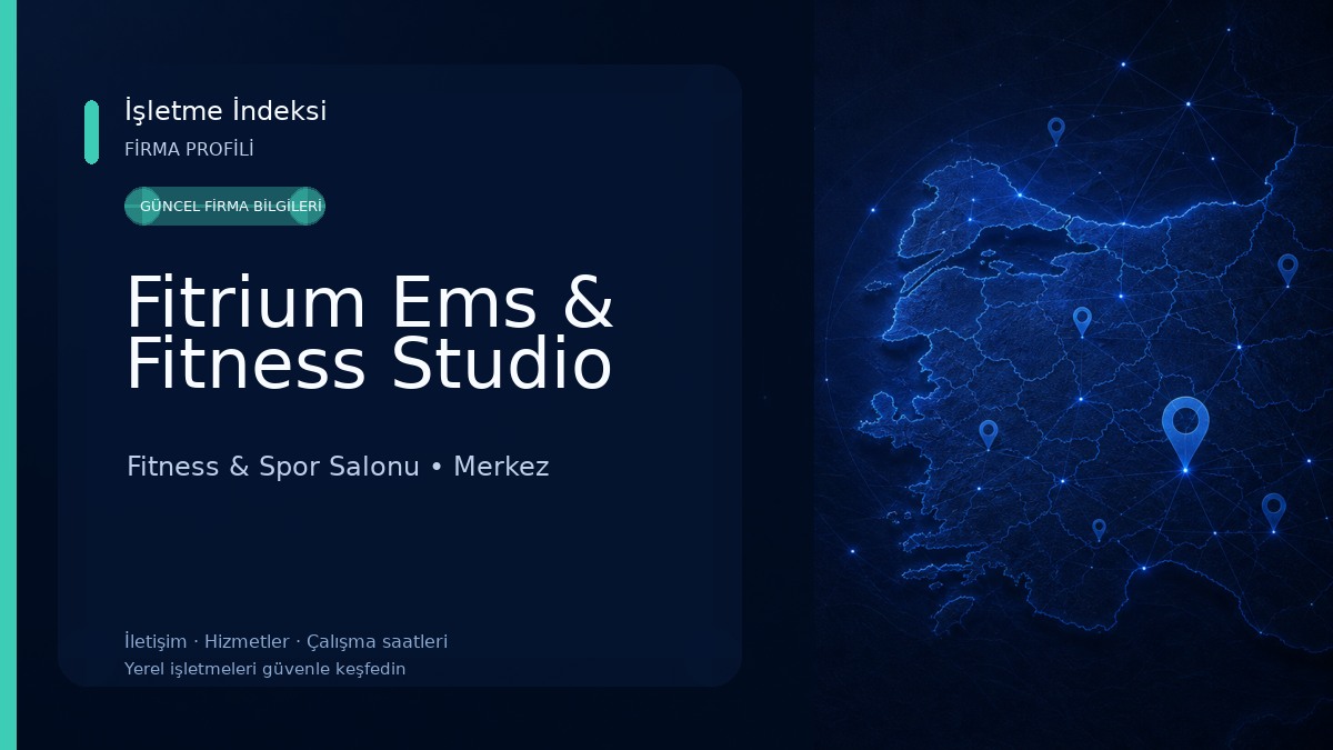 Fitrium Ems & Fitness Studio Fitness & Spor Salonu