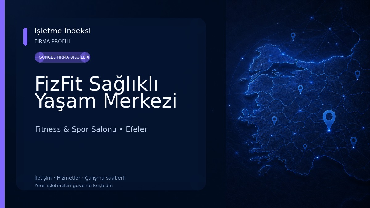 FizFit Sağlıklı Yaşam Merkezi Fitness & Spor Salonu