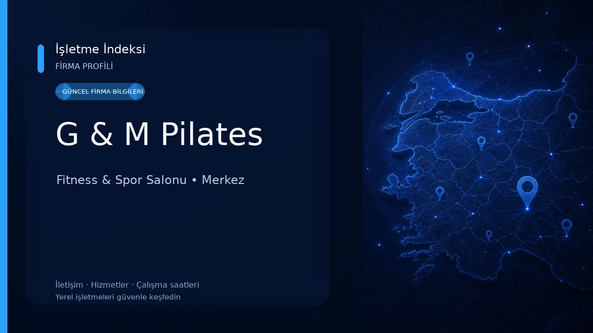 G & M Pilates Fitness & Spor Salonu