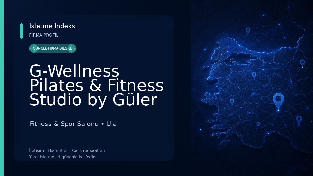 G-Wellness Pilates & Fitness Studio by Güler Sevinç Fitness & Spor Salonu