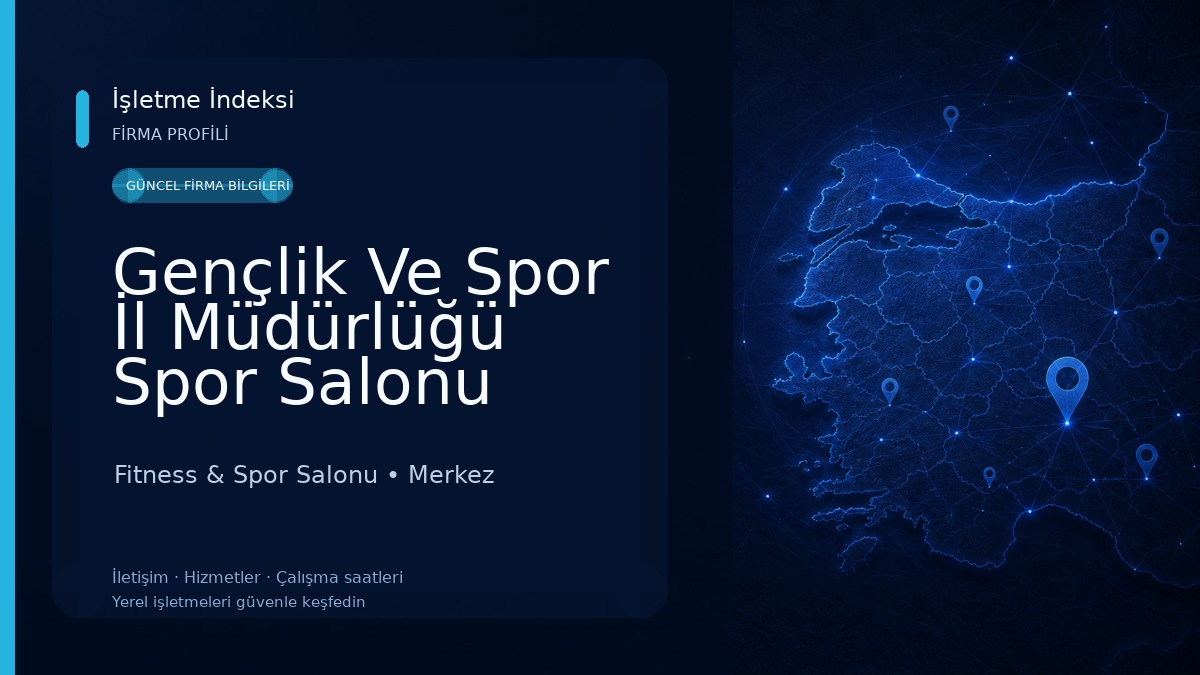 Gençlik Ve Spor İl Müdürlüğü Spor Salonu