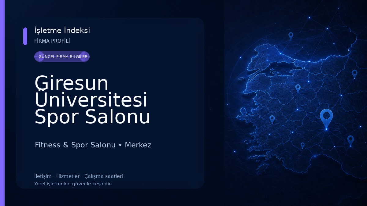Giresun Üniversitesi Spor Salonu Fitness & Spor Salonu
