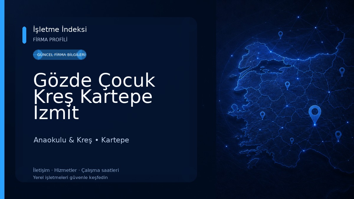 Gözde Çocuk Kreş Kartepe İzmit Anaokulu & Kreş
