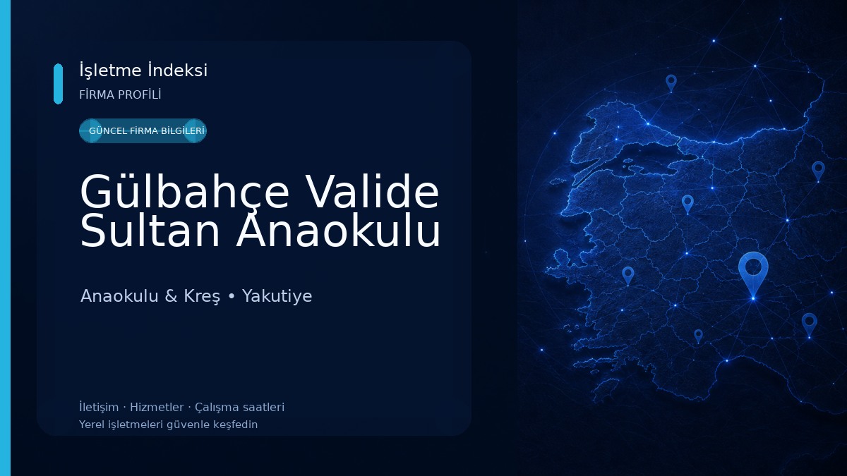 Gülbahçe Valide Sultan Anaokulu Anaokulu & Kreş